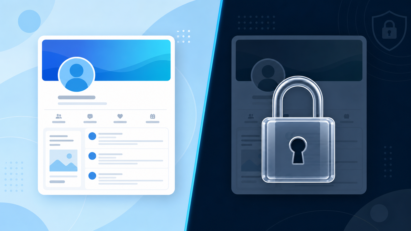 Public vs Protected X Accounts: What a Viewer Can and Cannot Show editorial illustration