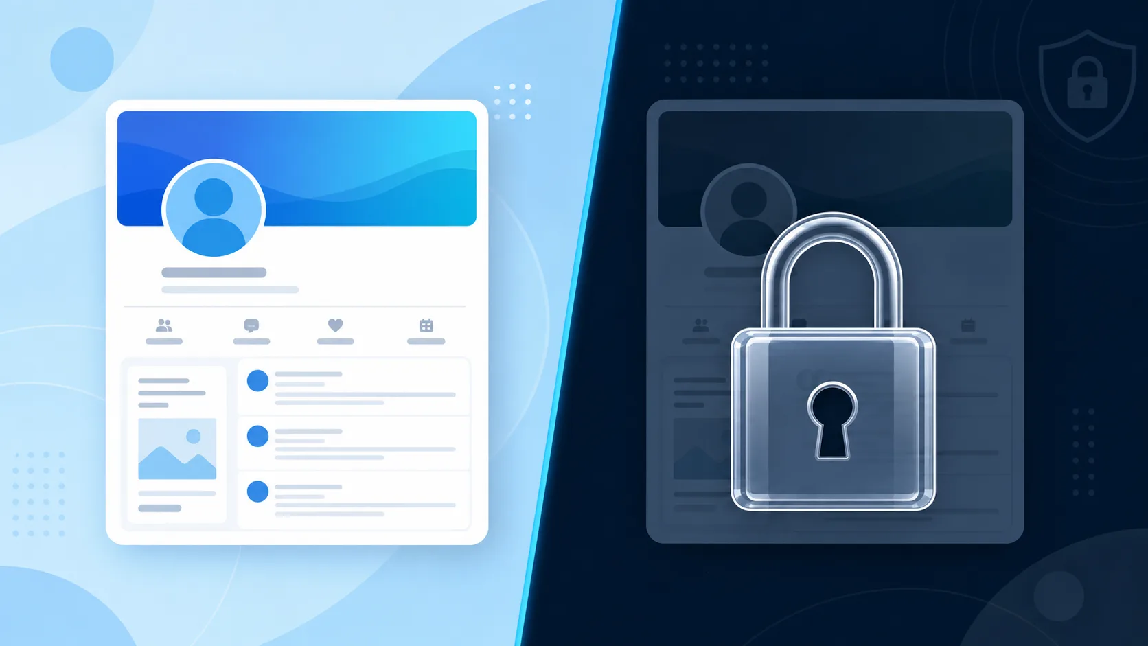 Public vs Protected X Accounts: What a Viewer Can and Cannot Show editorial illustration