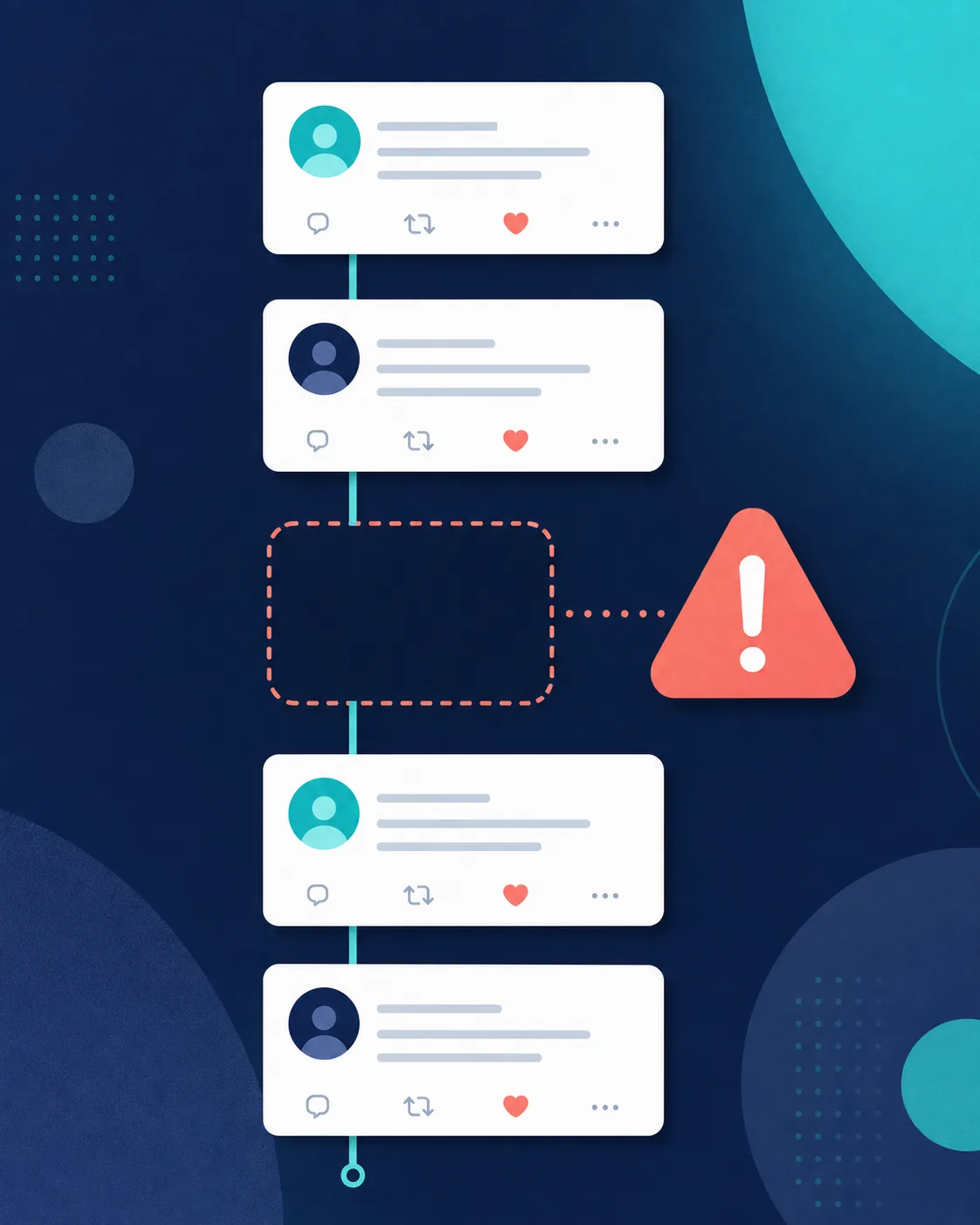 How to Read Twitter Threads Without Losing Context editorial illustration