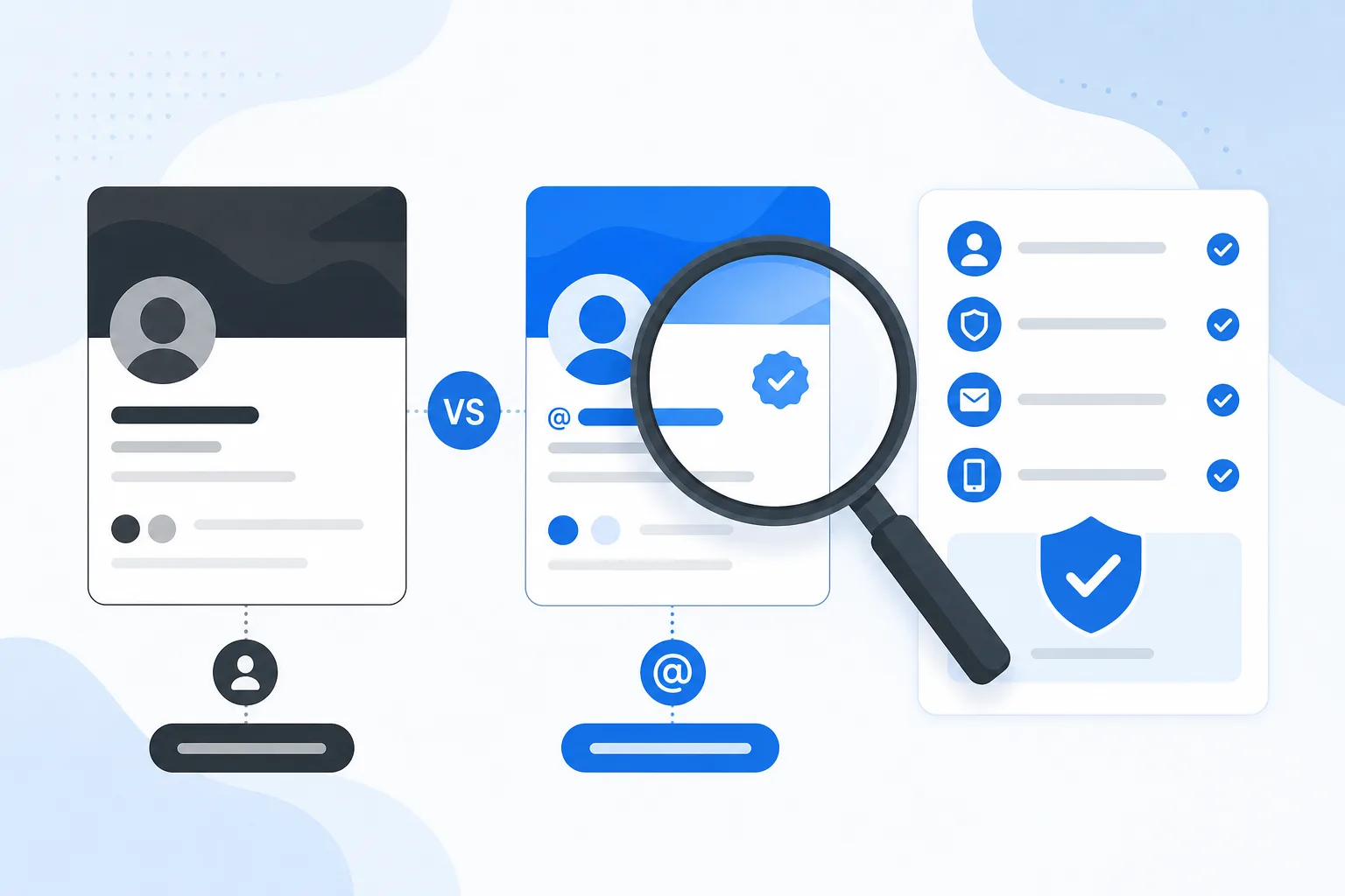 How to View a Public Twitter Profile Online editorial illustration