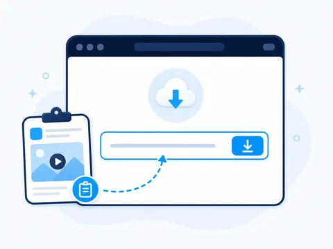 Pasting a public video post link into TwitViewer